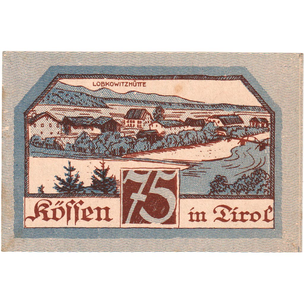 Österreich, Kössen, 75 Heller, 1920-12-31, UNZ-