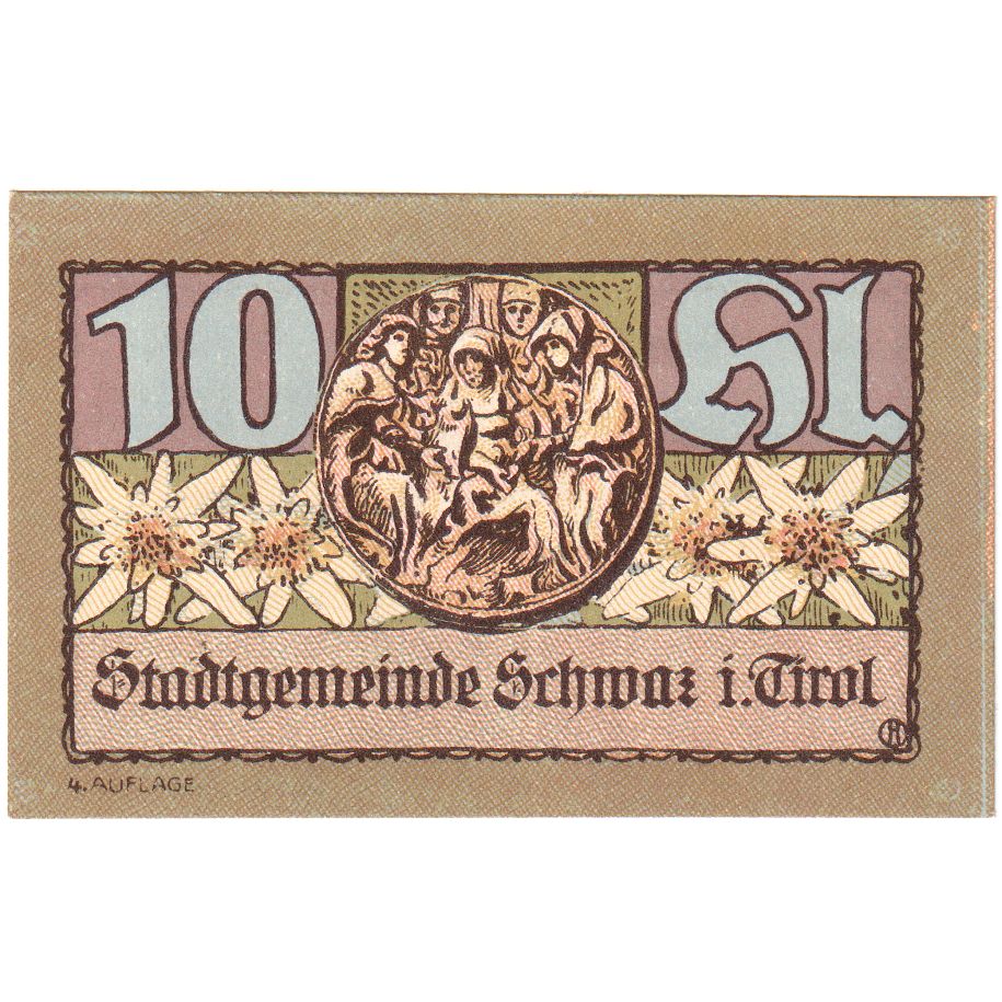 Österreich, Schwaz, 10 Heller, 1920-12-31, UNZ-