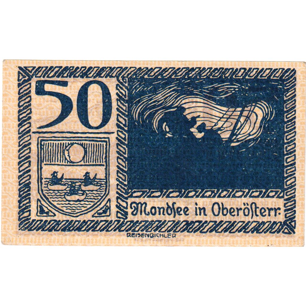 Österreich, Mondsee, 50 Heller, 1920-12-31, UNZ-