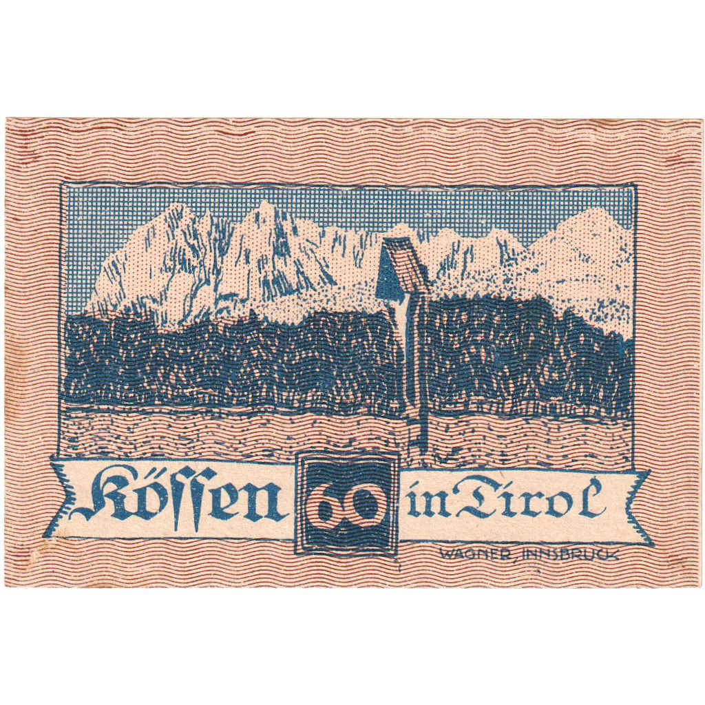 Österreich, Kössen, 60 Heller, 1920-12-31, UNZ-