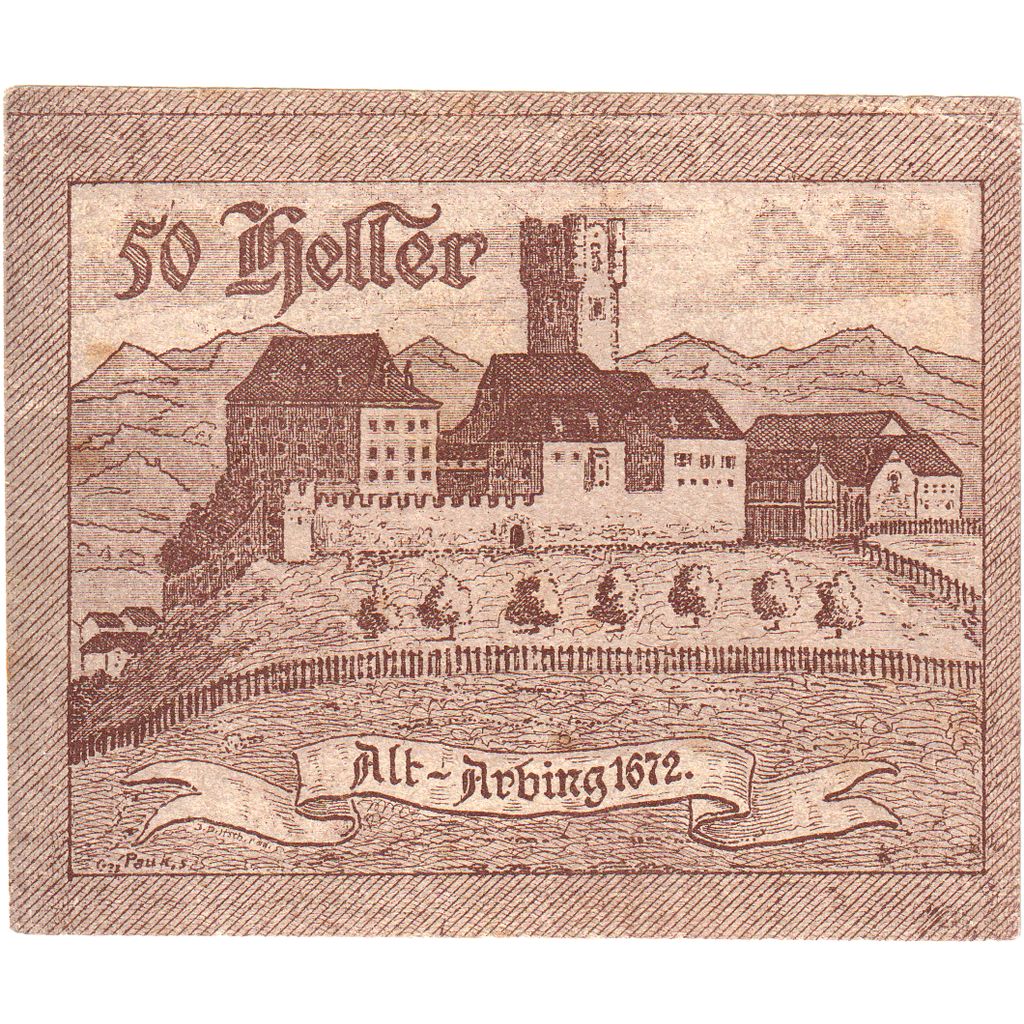 Áustria, Arbing, 50 Heller, 1920-12-31, UNC(63)