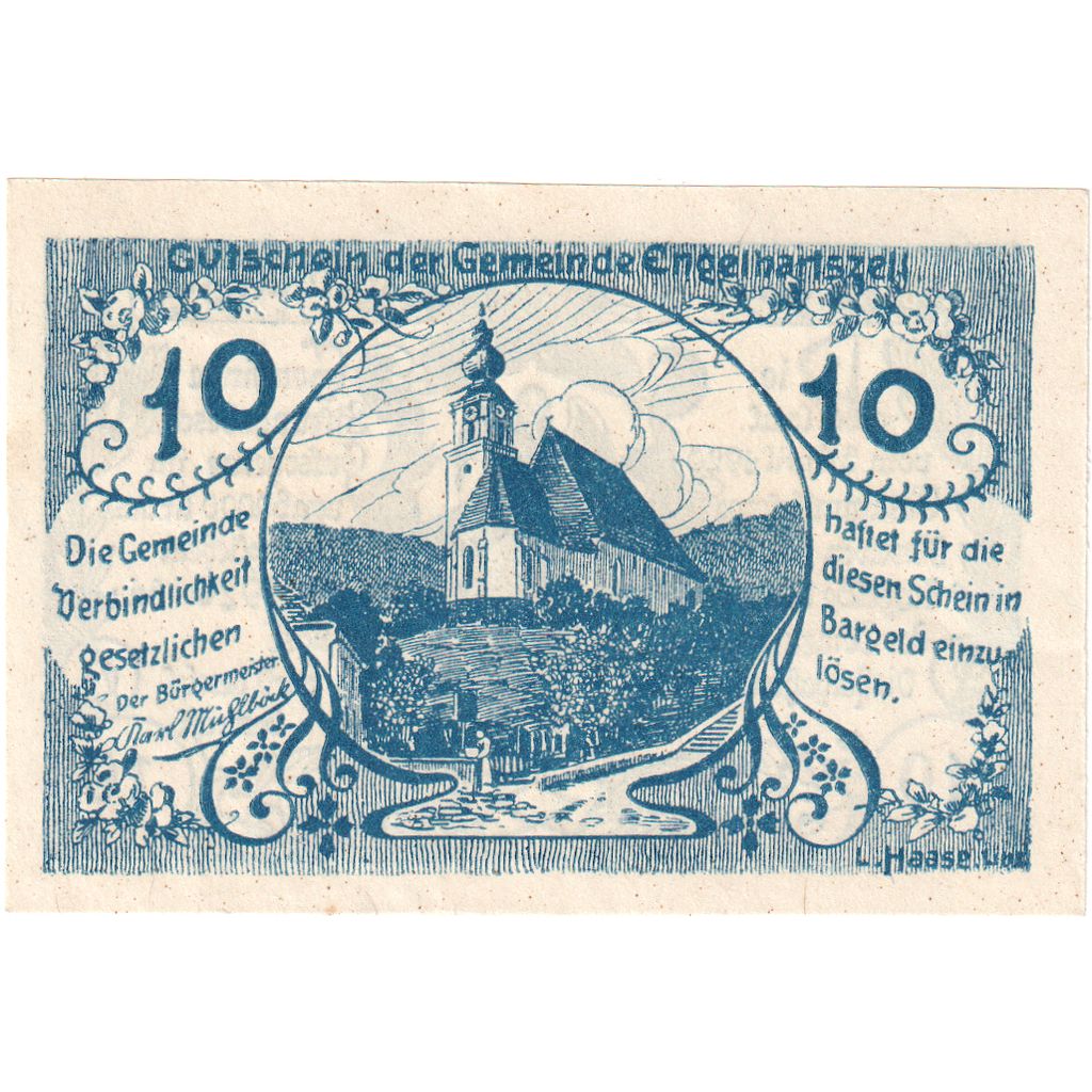 Österreich, Engelhartszell, 10 Heller, 1920-09-30, UNZ-