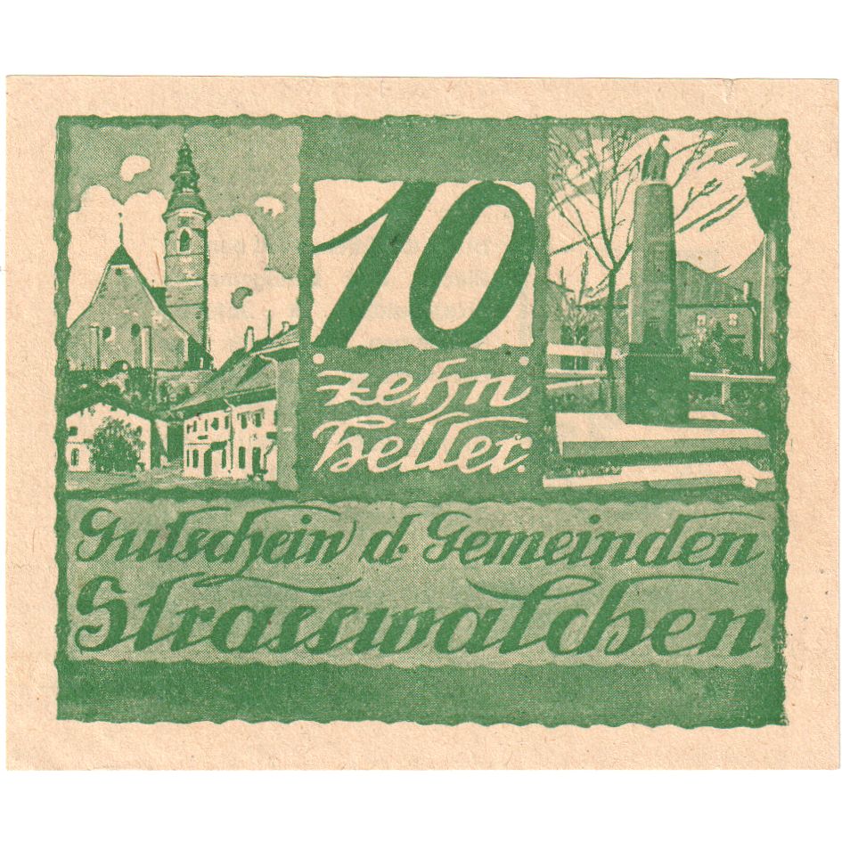 Österreich, Strasswalchen, 10 Heller, 1920-04-24, UNZ-