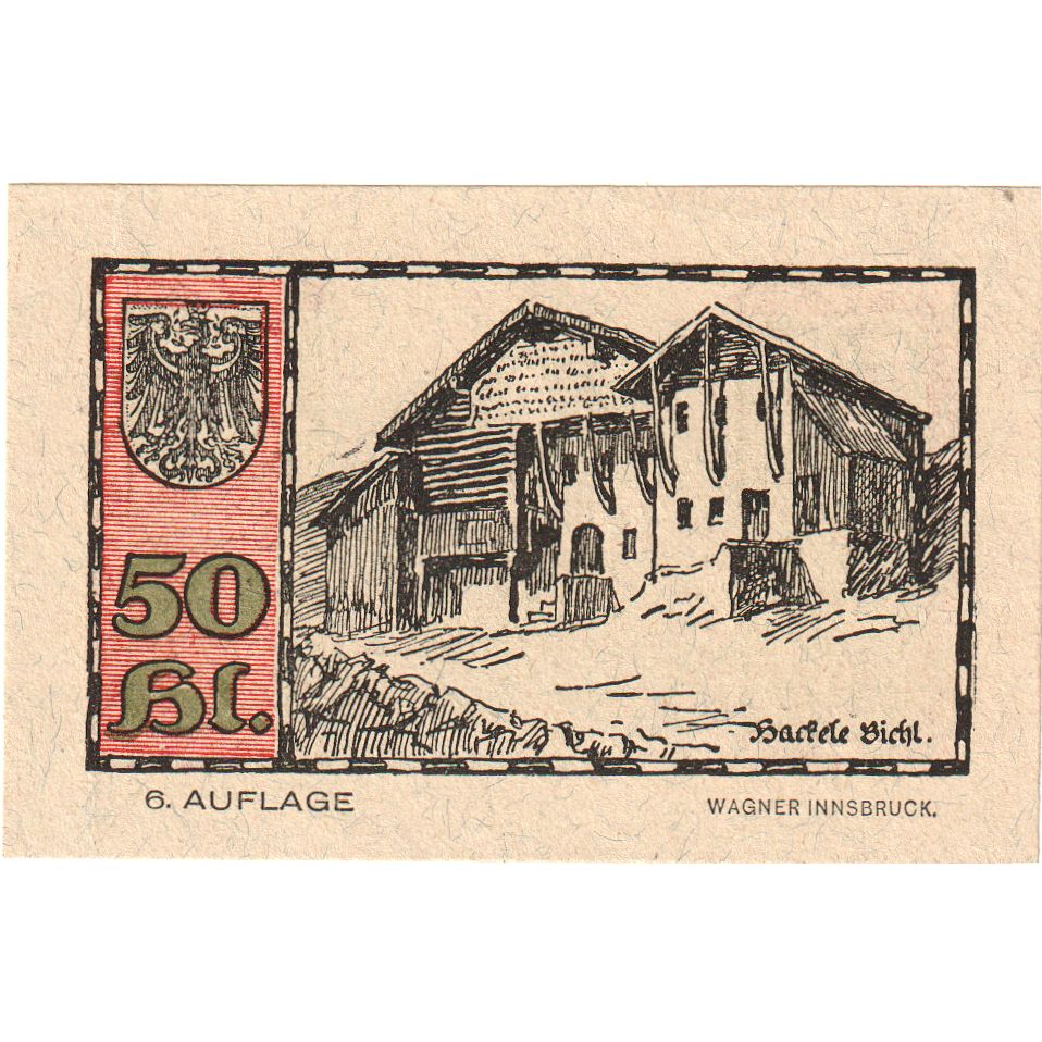 Österreich, Telfs, 50 Heller, 1921-01-31, UNZ-
