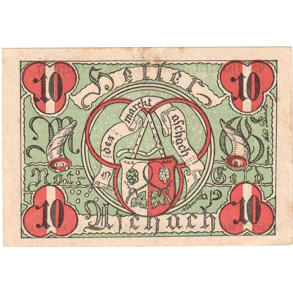 Österreich, Aschach, 10 Heller, SS