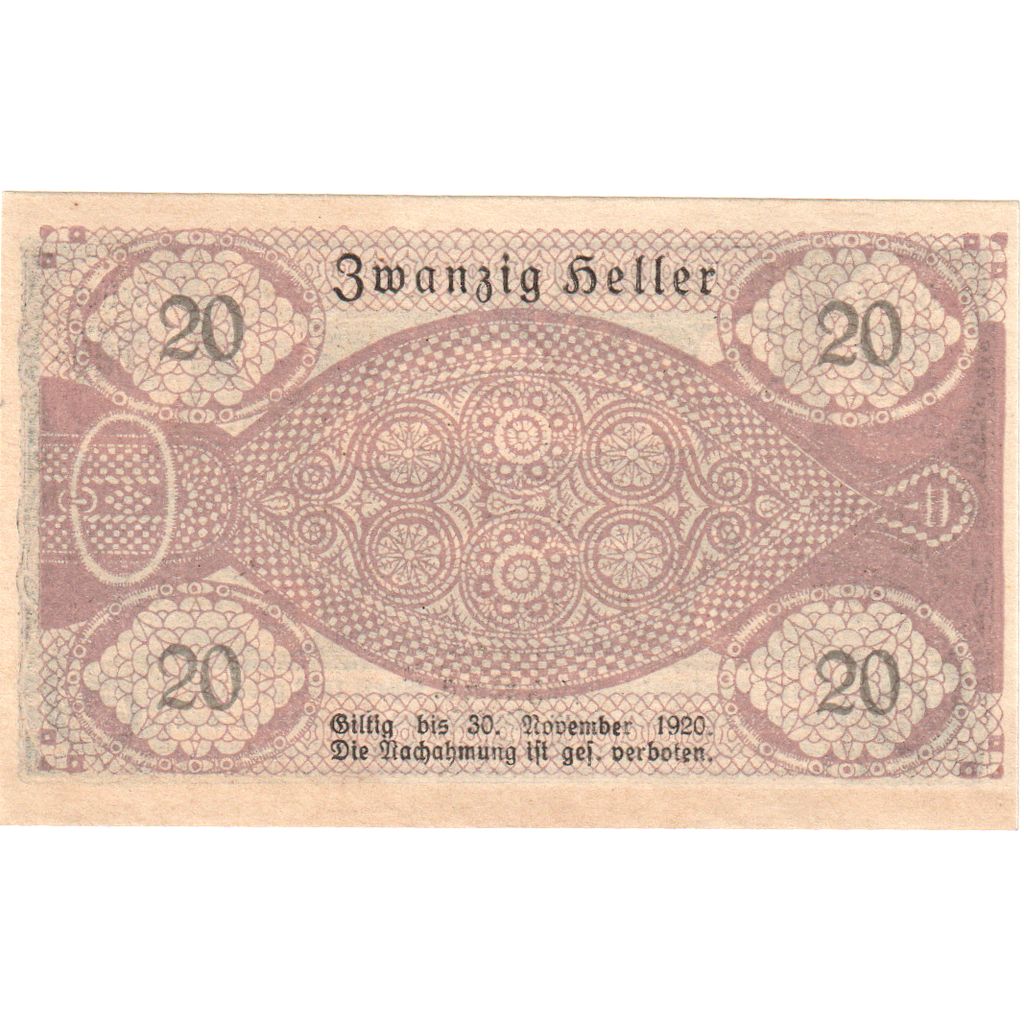 Österreich, Pattigham, 20 Heller, 1920-11-30, UNZ-