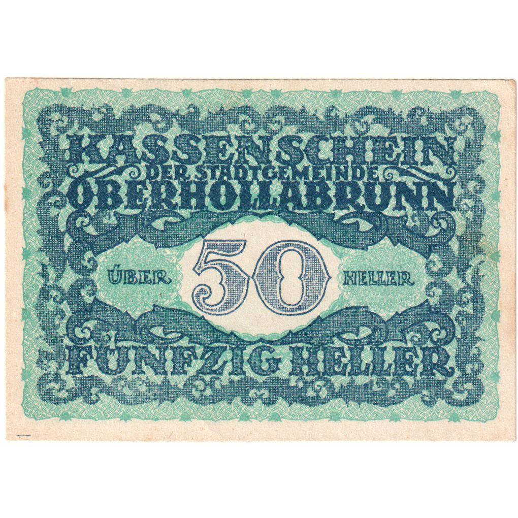 Österreich, Oberhollabrunn, 50 Heller, 1920-12-15, VZ