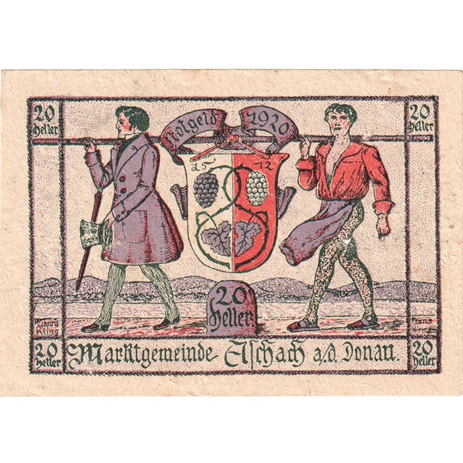 Austria, Aschach, 20 Heller, MBC
