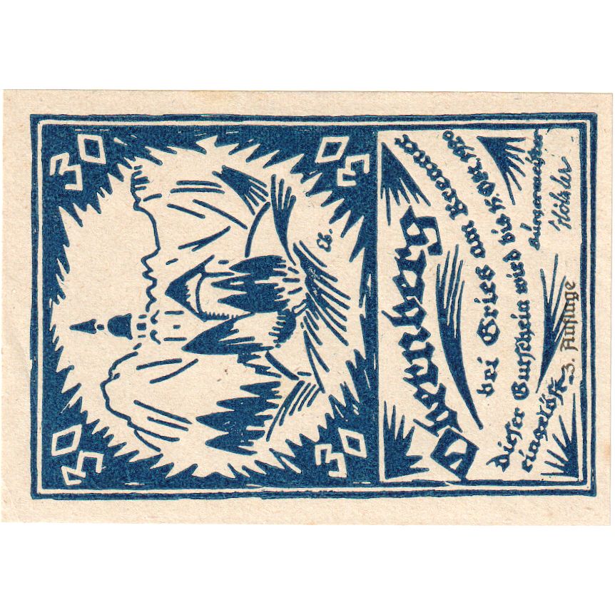 Austria, Obernberg, 30 Heller, 1920-10-15, UNC(63)