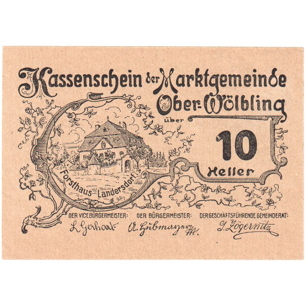 Austria, Wölbling, 10 Heller, 1920-12-31, UNC(63)