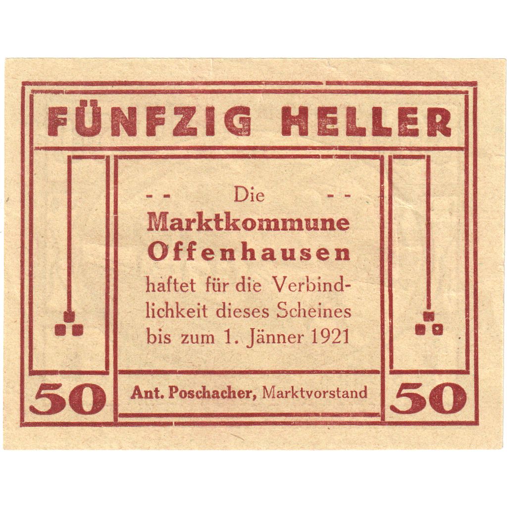 Österreich, Offenhausen, 50 Heller, 1921-01-01, UNZ-