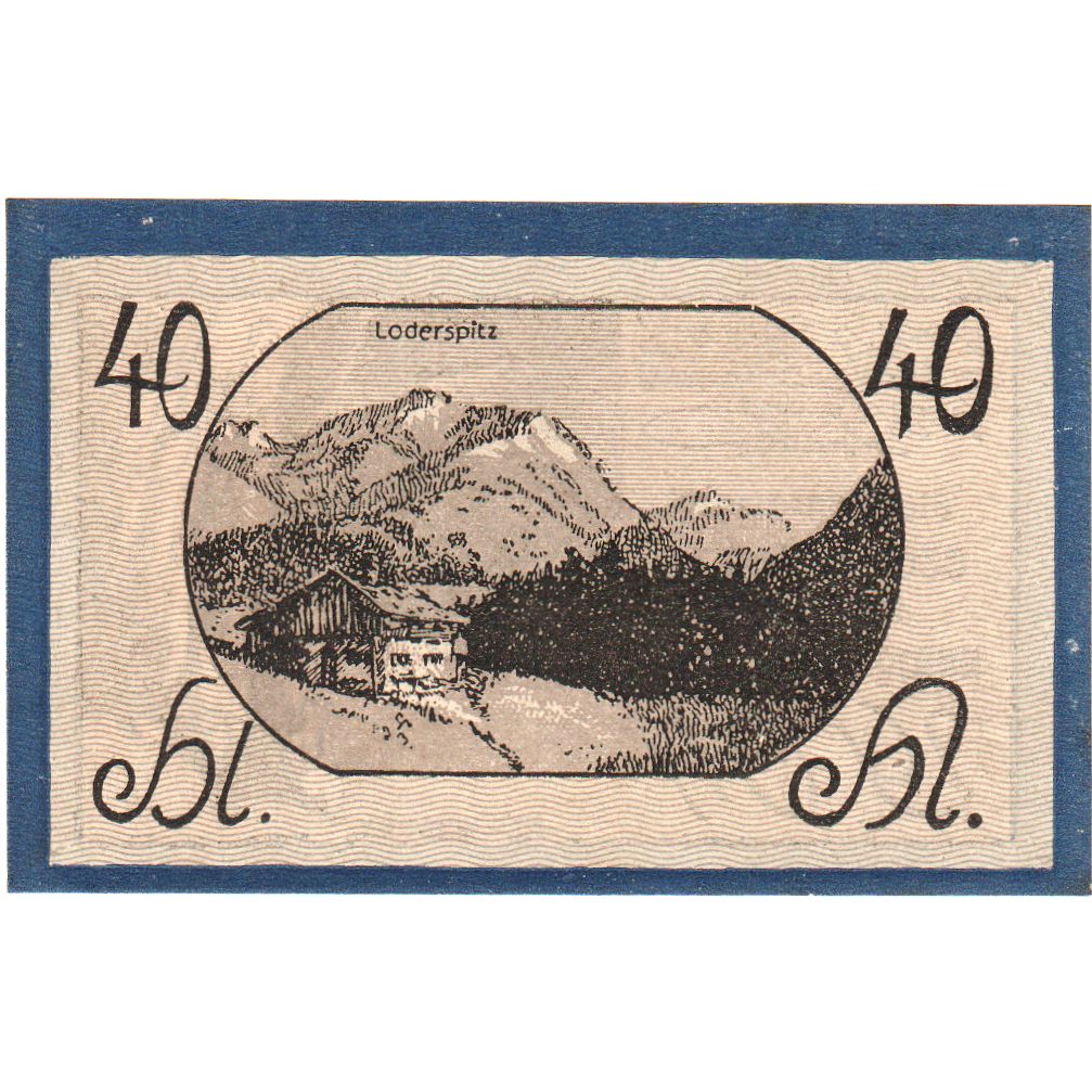 Austria, Fierberbrunn, 40 Heller, 1920-12-31, SPL