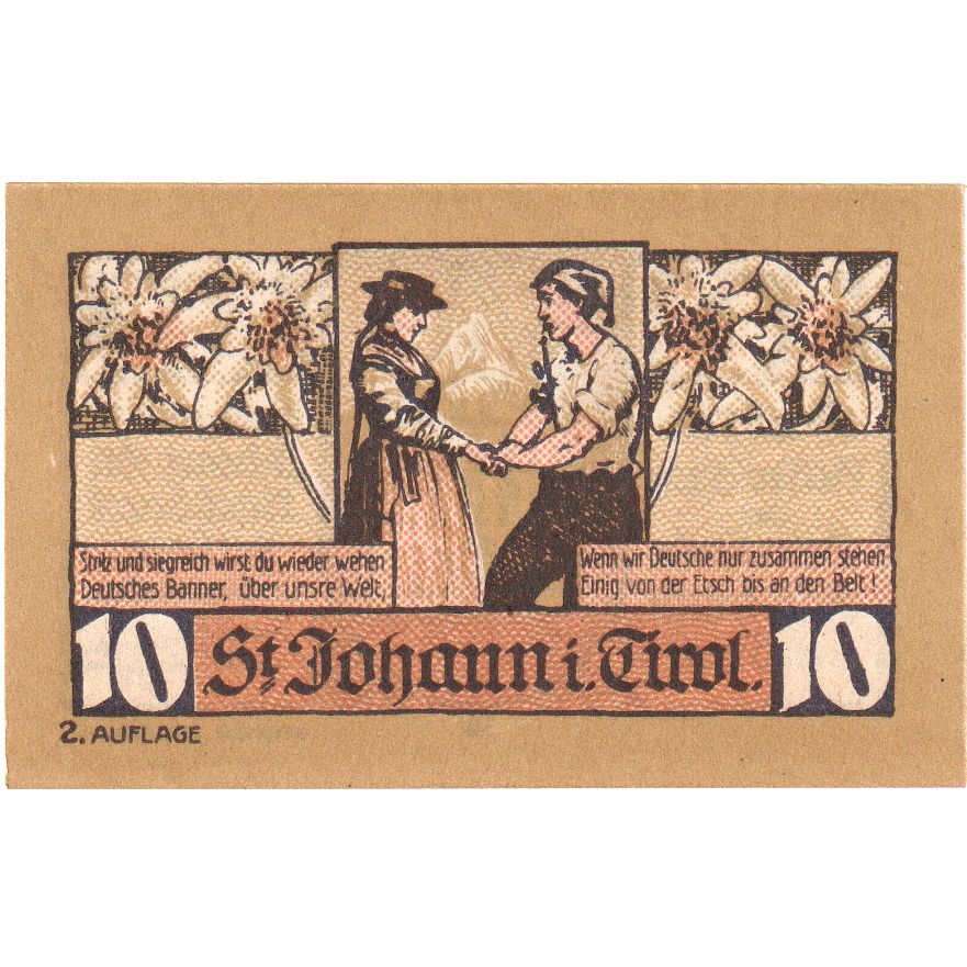 Austria, St Johann, 10 Heller, 1921-01-31, SPL