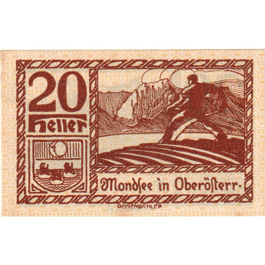 Austria, Mondsee, 20 Heller, 1920-12-31, SC