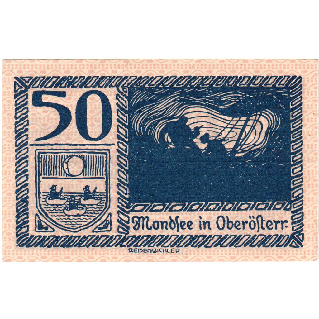 Austria, Mondsee, 50 Heller, 1920-12-31, SC