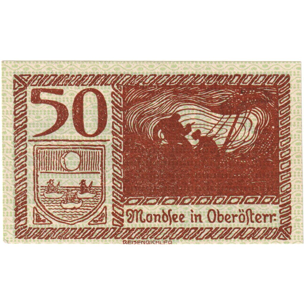 Austria, Mondsee, 50 Heller, 1920-12-31, SC