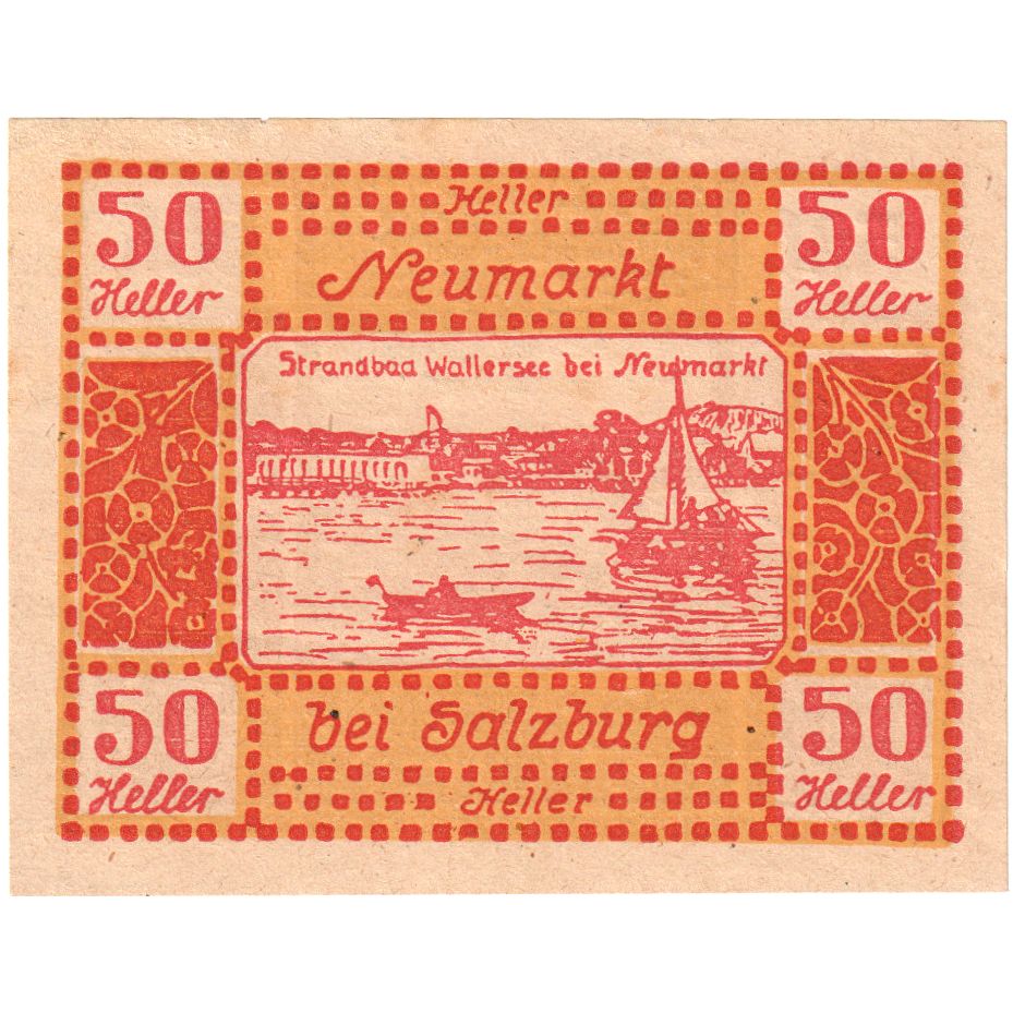 Austria, Neumarkt bei Salzburg, 50 Heller, 1920-09-30, AU(55-58)