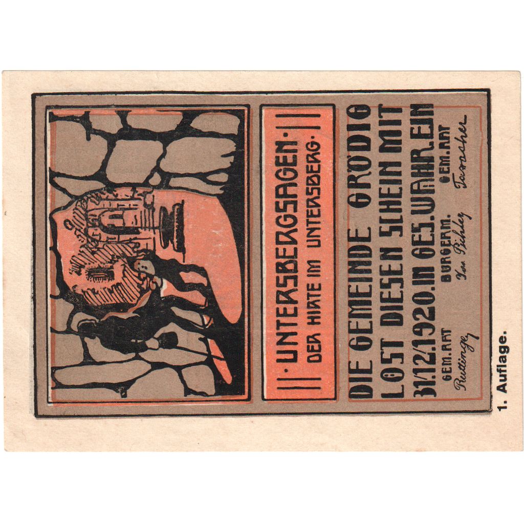 Autriche, Grödig, 10 Heller, 1920-12-31, SPL