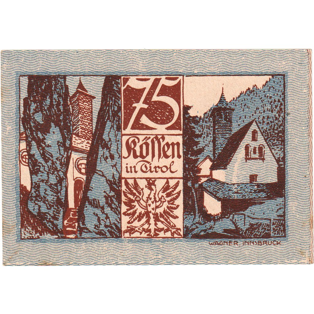 Austria, Kössen, 75 Heller, 1920-12-31, SC
