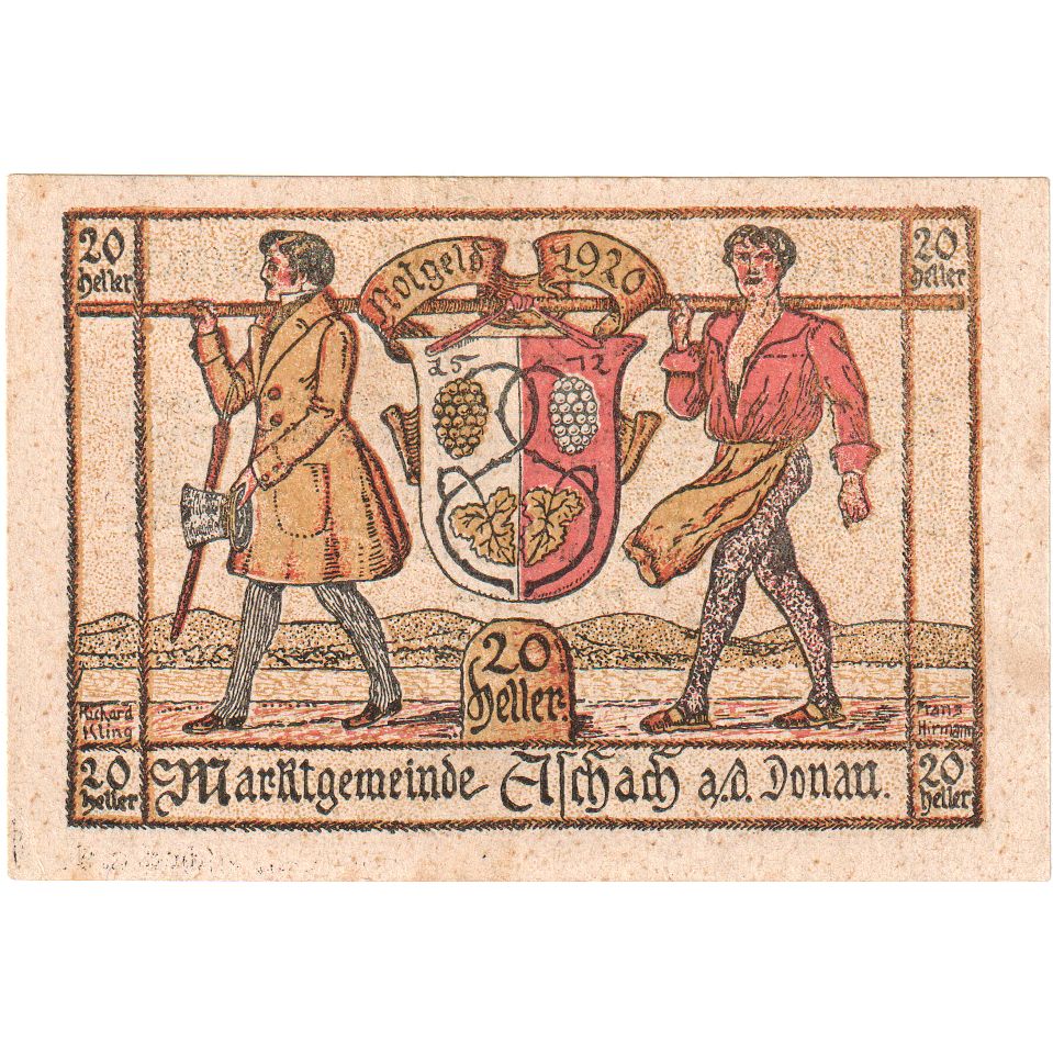 Austria, Aschach, 20 Heller, MBC
