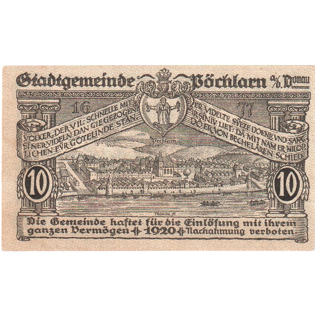 Austria, Pochlarn, 10 Heller, 1920-12-31, SPL-