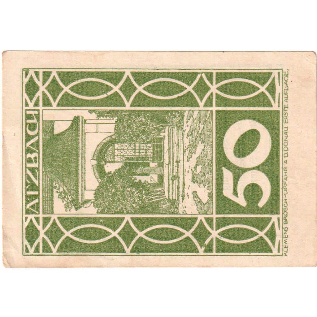 Austria, Atzbach, 50 Heller, EF(40-45)