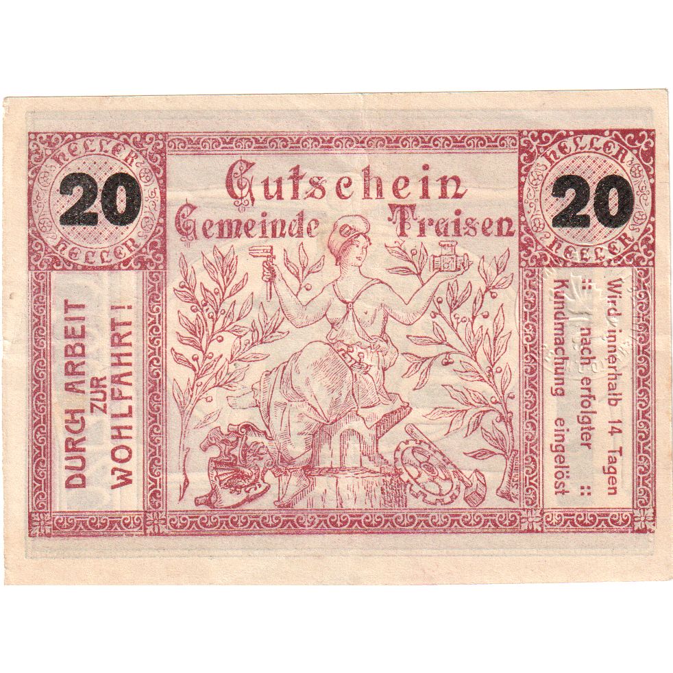 Austria, Traisen, 20 Heller, SC