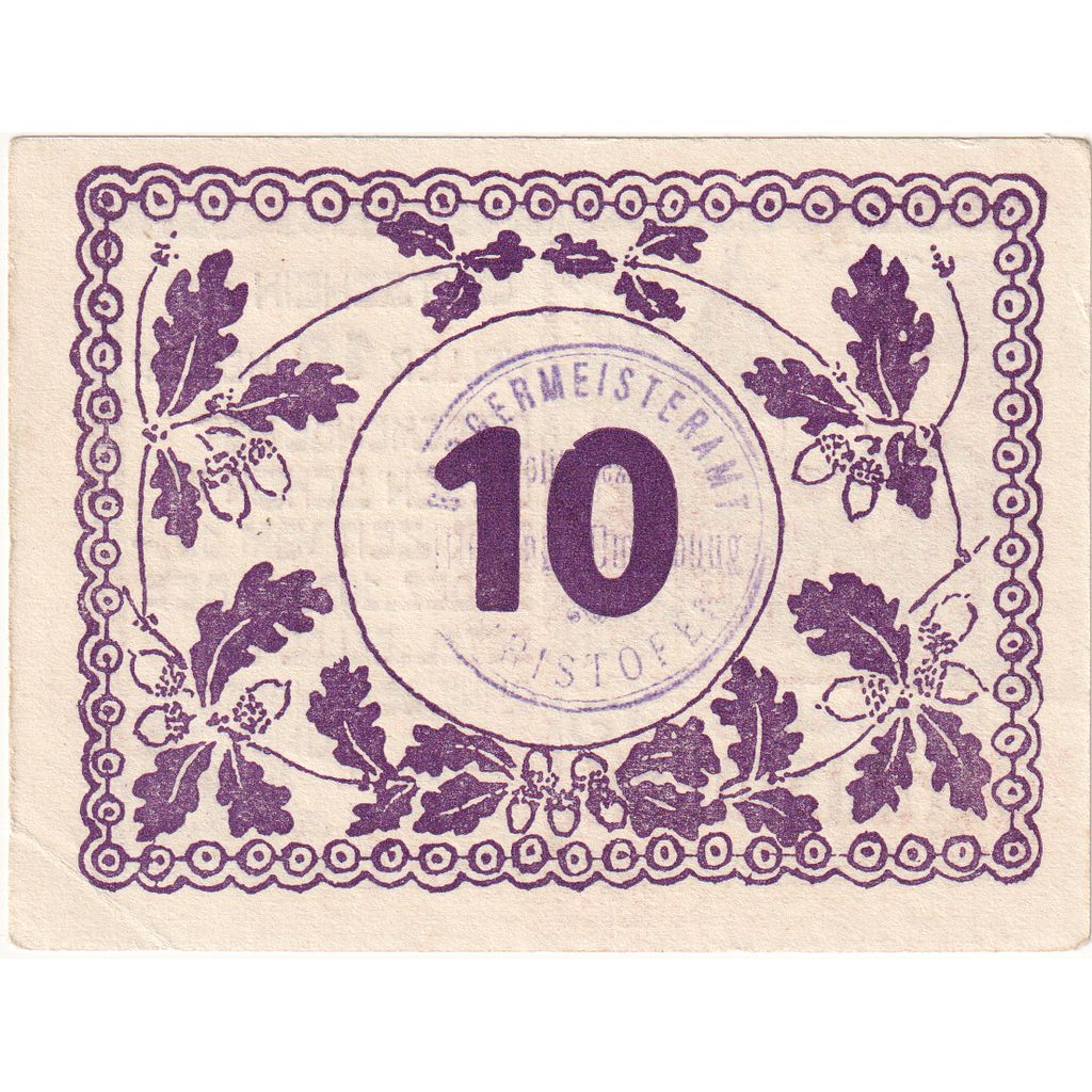 Autriche, Sankt Christofen, 10 Heller, 1920-12-31, SUP