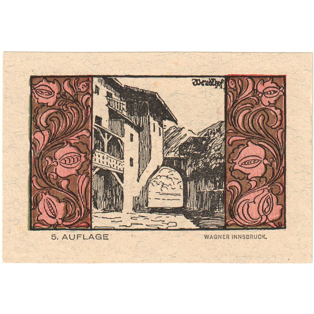 Austria, Telfs, 95 Heller, 1921-01-31, SPL