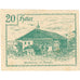 Áustria, Innerschwandt, 20 Heller, UNC(63)