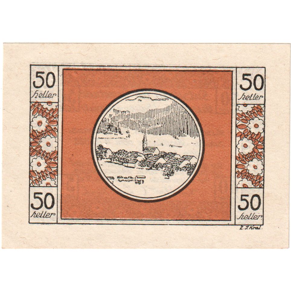 Austria, Fuschl, 50 Heller, 1922-01-01, UNC(63)