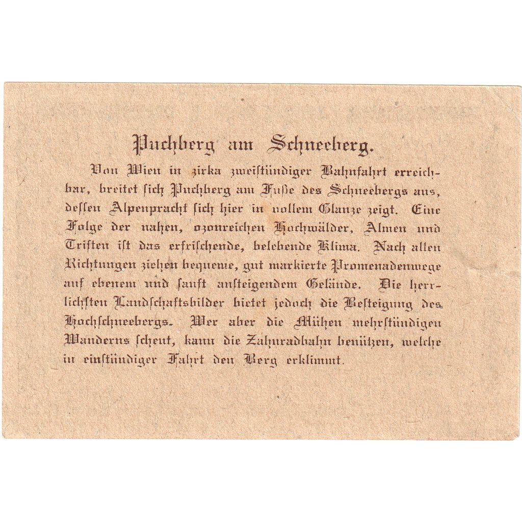 Áustria, Puchberg, 10 Heller, 1920-12-31, AU(55-58)