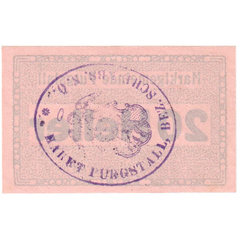 Austria, Purgstall, 20 Heller, UNC(63)