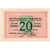 Autriche, Bischofshofen, 20 Heller, 1920-08-31, SPL