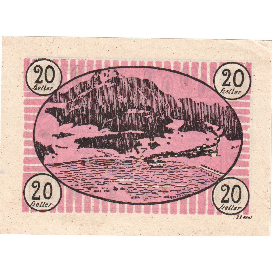 Áustria, Fuschl, 20 Heller, 1922-01-01, UNC(63)