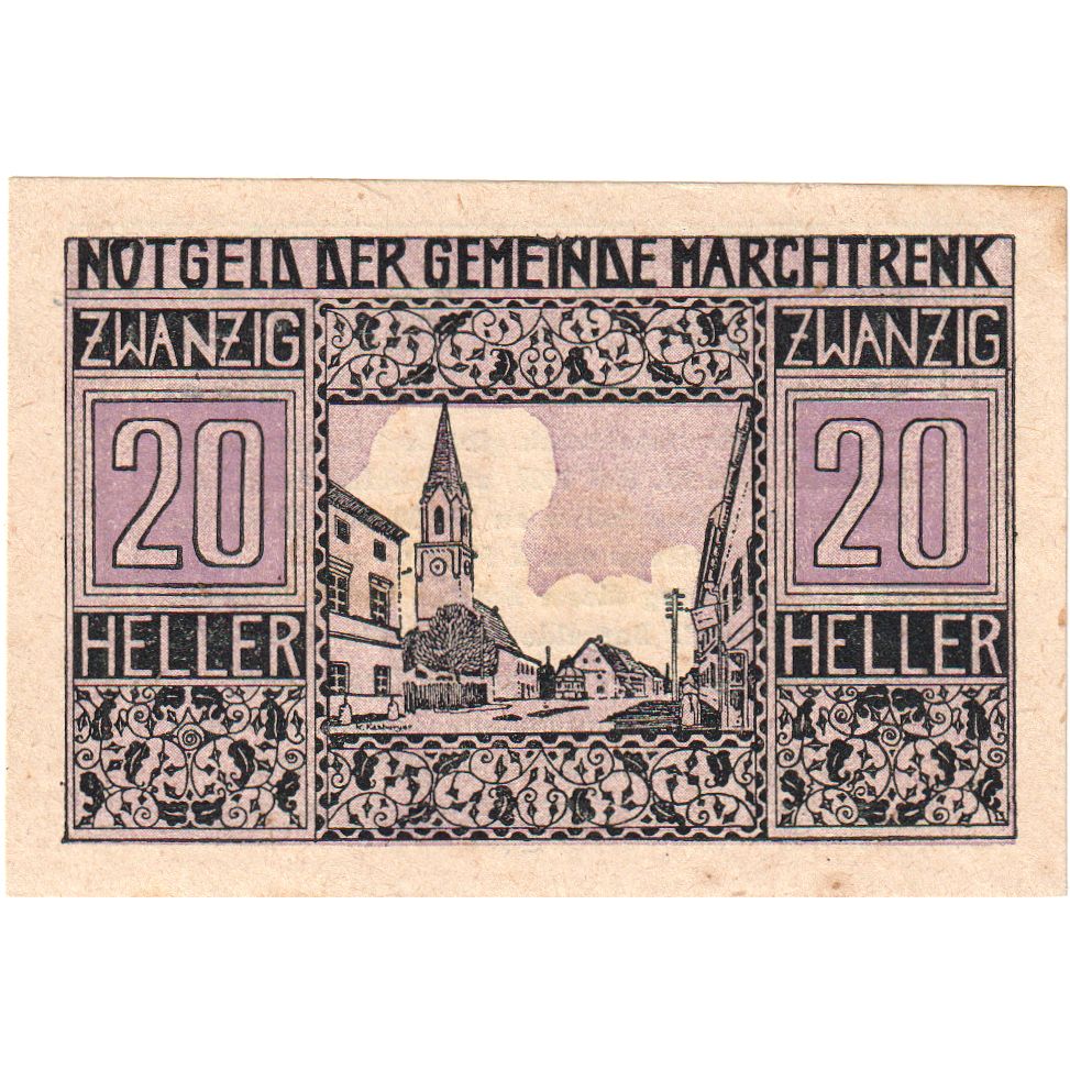 Áustria, marchtrenk, 20 Heller, 1920-12-31, AU(55-58)