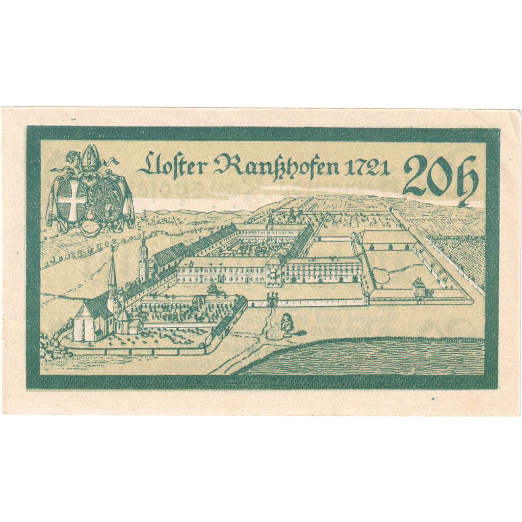 Áustria, Ranshofen, 20 Heller, 1920-11-31, UNC(63)