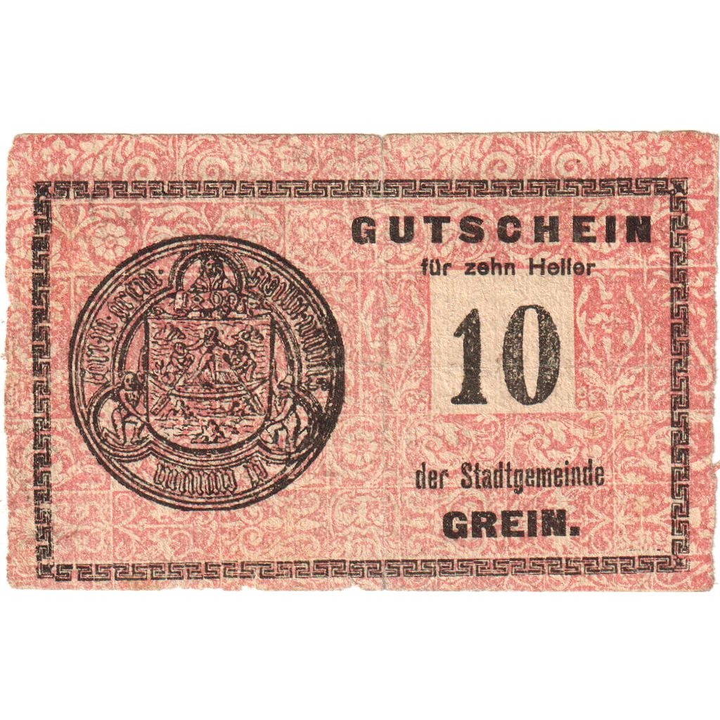 Austria, Grein, 10 Heller, 1920-12-31, RC