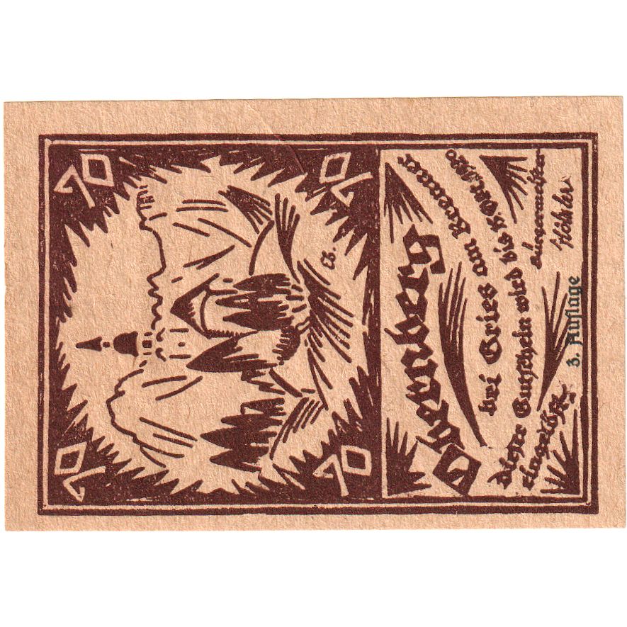 Austria, Obernberg, 70 Heller, 1920-10-15, SC