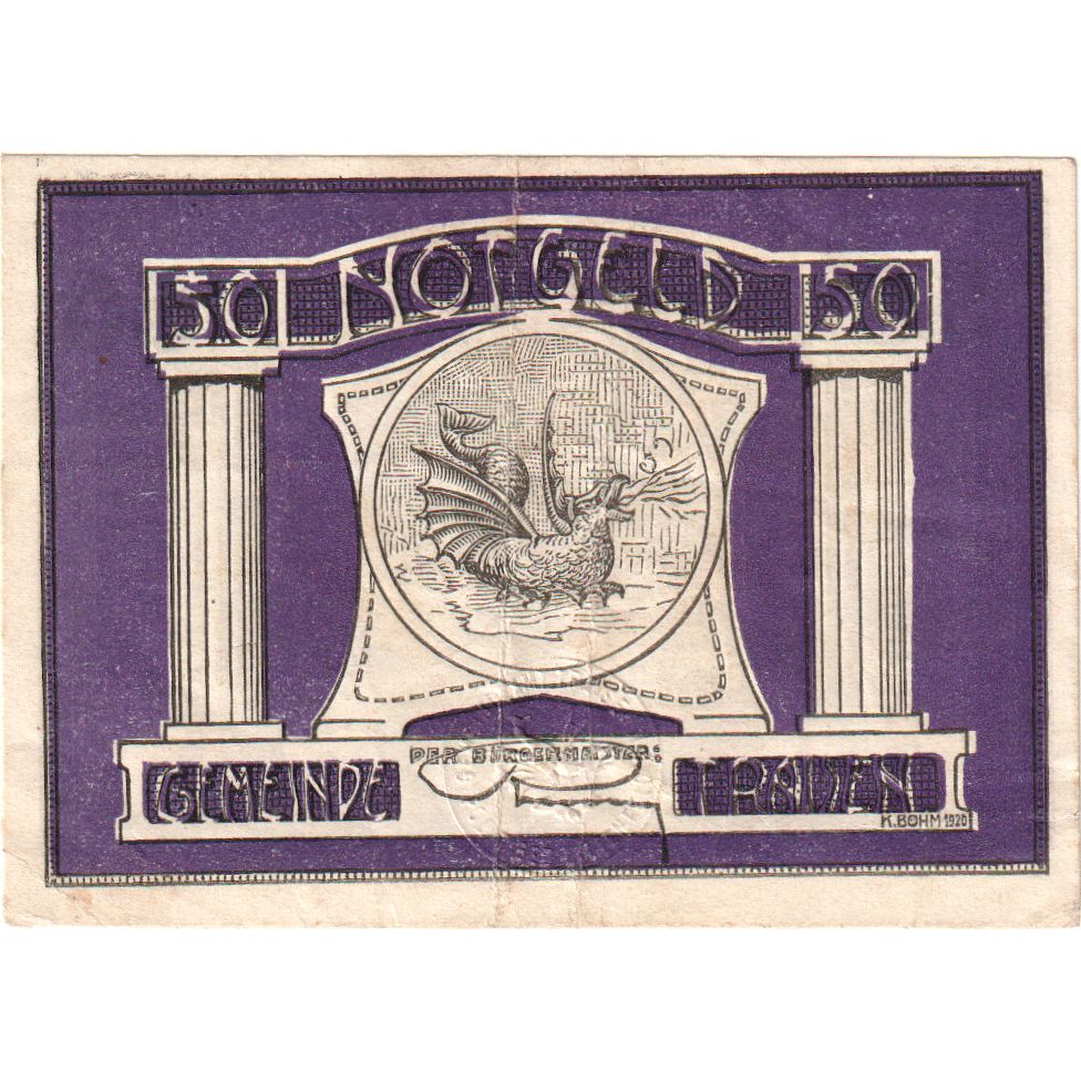 Oostenrijk, Traisen, 50 Heller, TTB