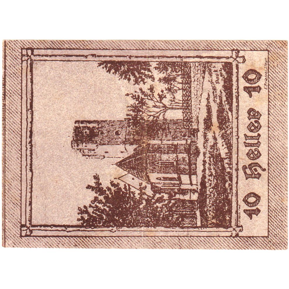 Oostenrijk, Arbing, 10 Heller, 1920-12-31, TTB