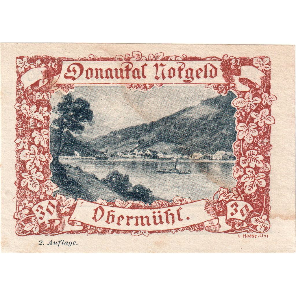 Oostenrijk, Dhermühl, 30 Heller, TTB
