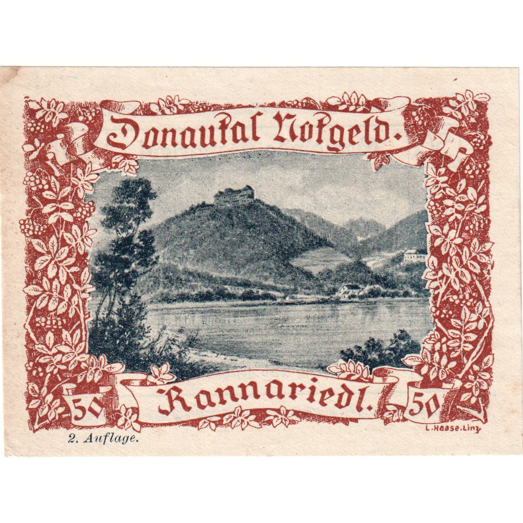 Austria, Rannariedl, 50 Heller, AU(55-58)