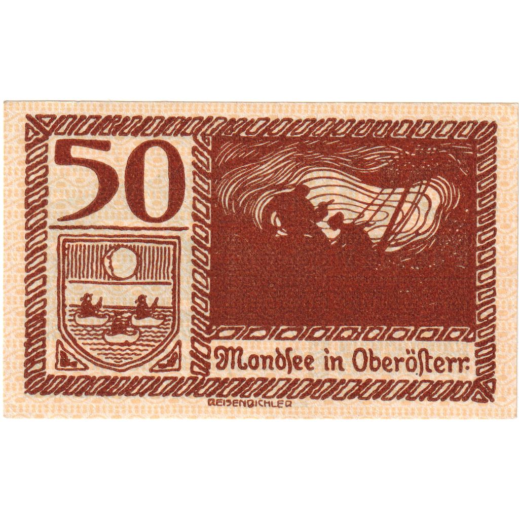 Österreich, Mondsee, 50 Heller, 1920-12-31, UNZ-