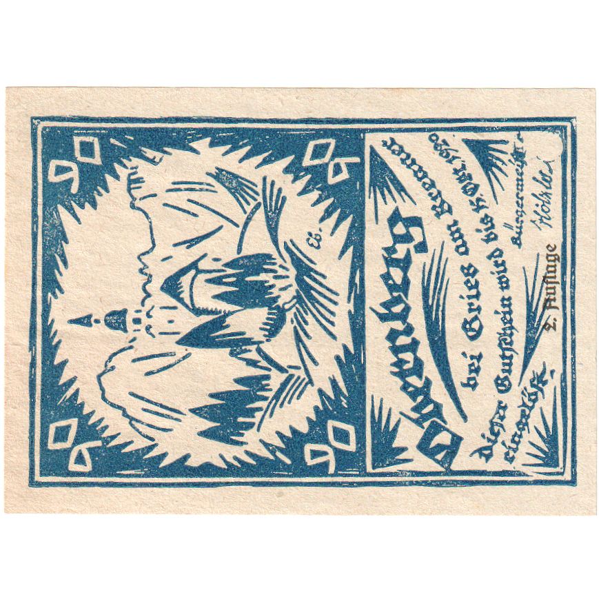 Austria, Obernberg, 90 Heller, 1920-10-15, UNC(63)