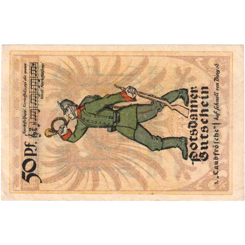 Alemania, Potsdam, 50 Pfennig, 1922-04-01, MBC+