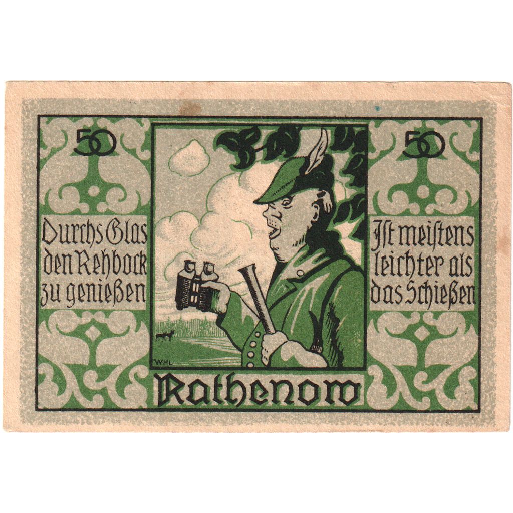 Deutschland, Rathenow, 50 Pfennig, VZ