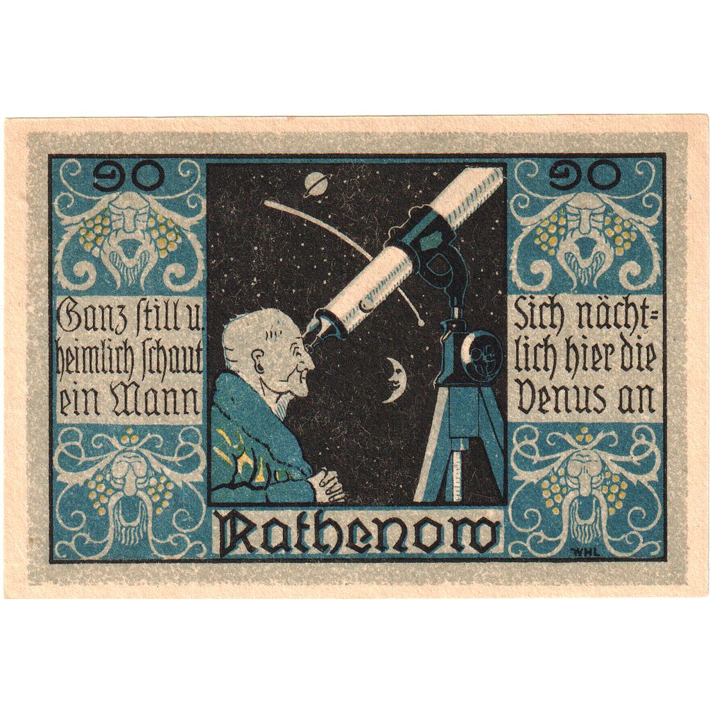 Deutschland, Rathenow, 90 Pfennig, UNZ-