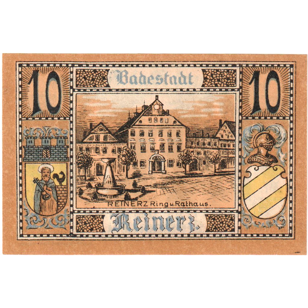 Alemania, Bad Reinerz, 10 Pfennig, 1921-06-01, SC