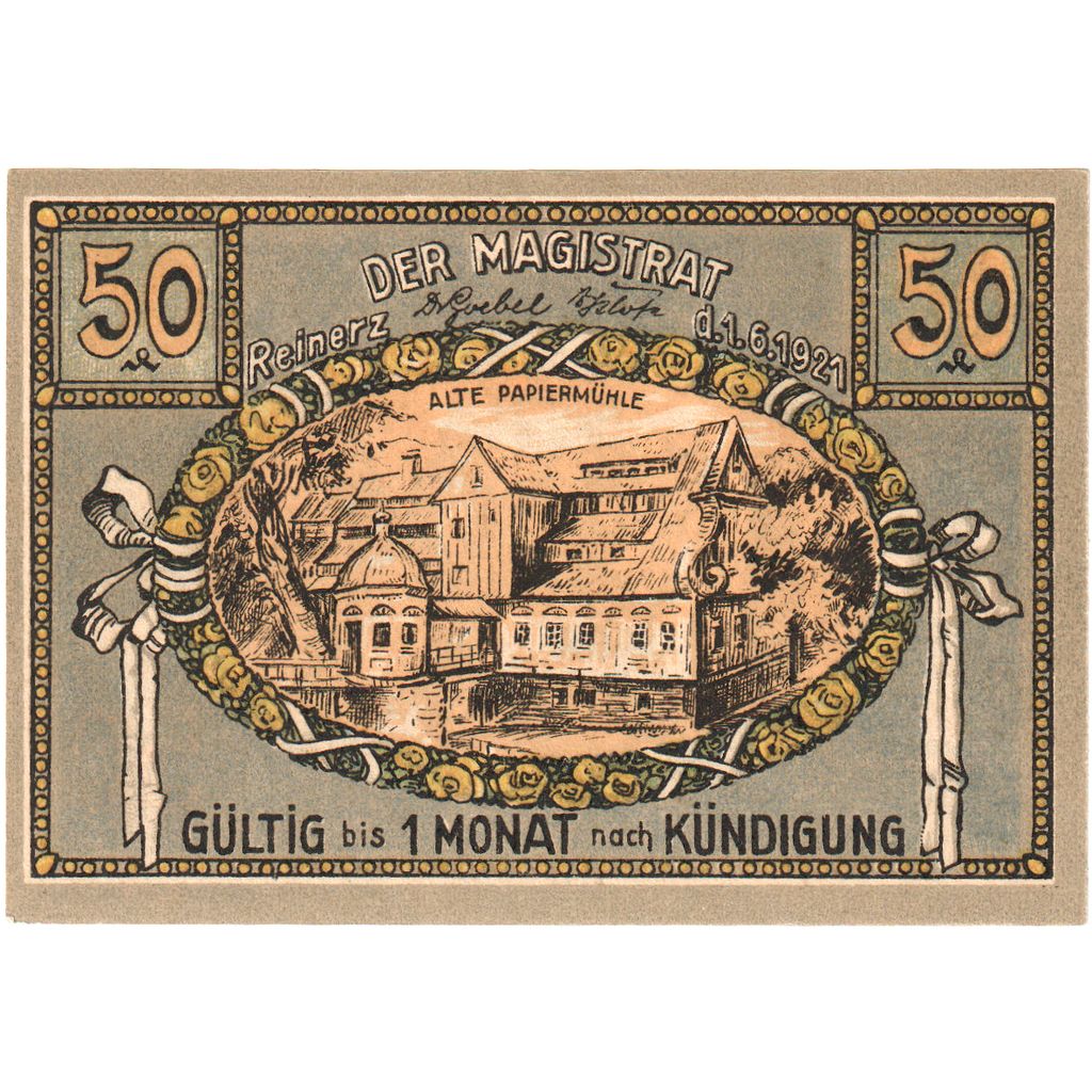 Niemcy, Bad Reinerz, 50 Pfennig, 1921-06-01, UNC(63)